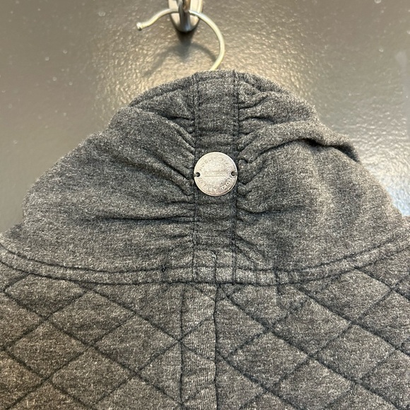 Noel Asmar M Gray Quilted Utility Jacket with elbow patches GUC - Picture 16 of 16